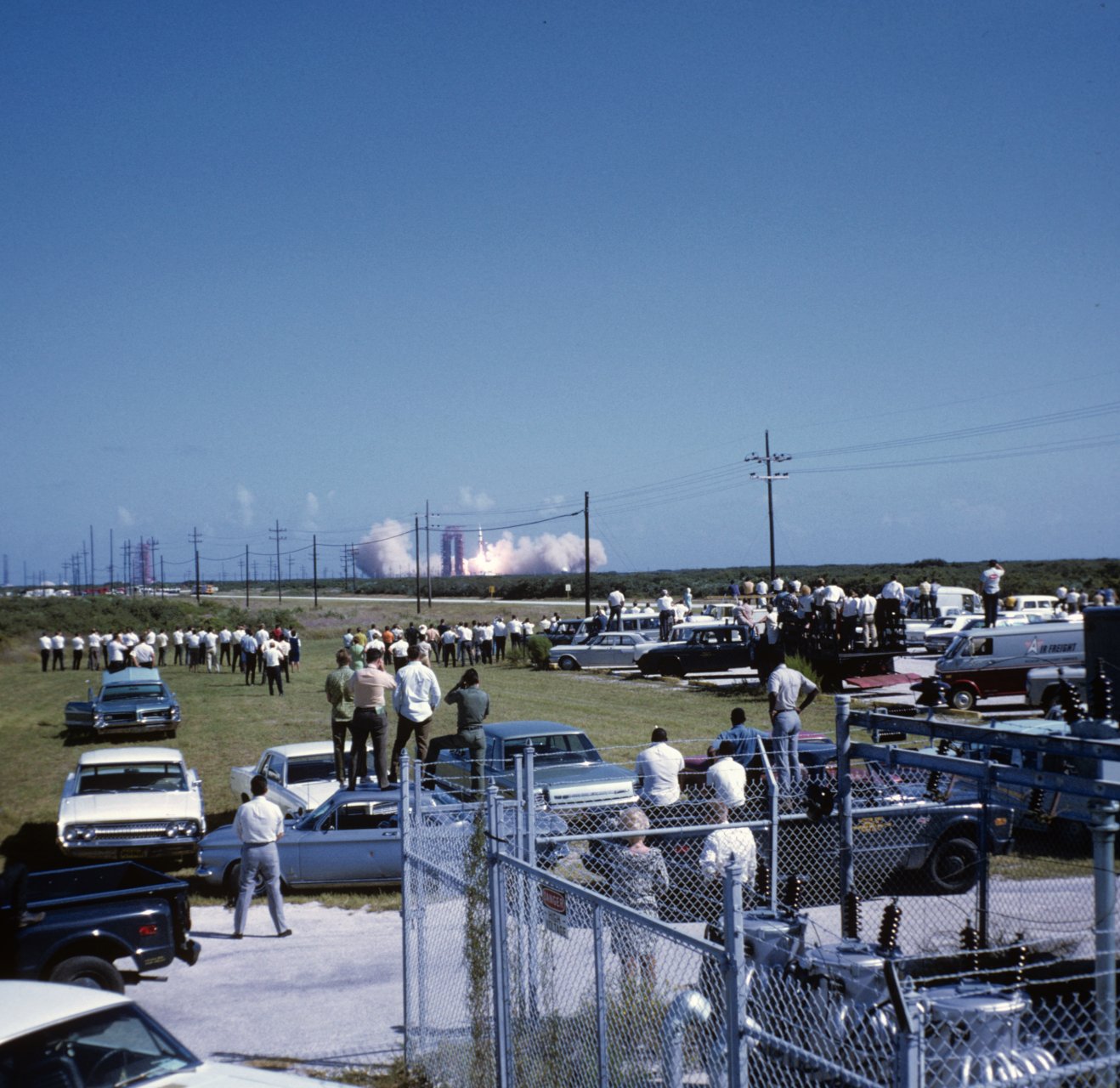 144 PAD 34 ignition Saturn I Apollo 7 Nov 11 1968 -s